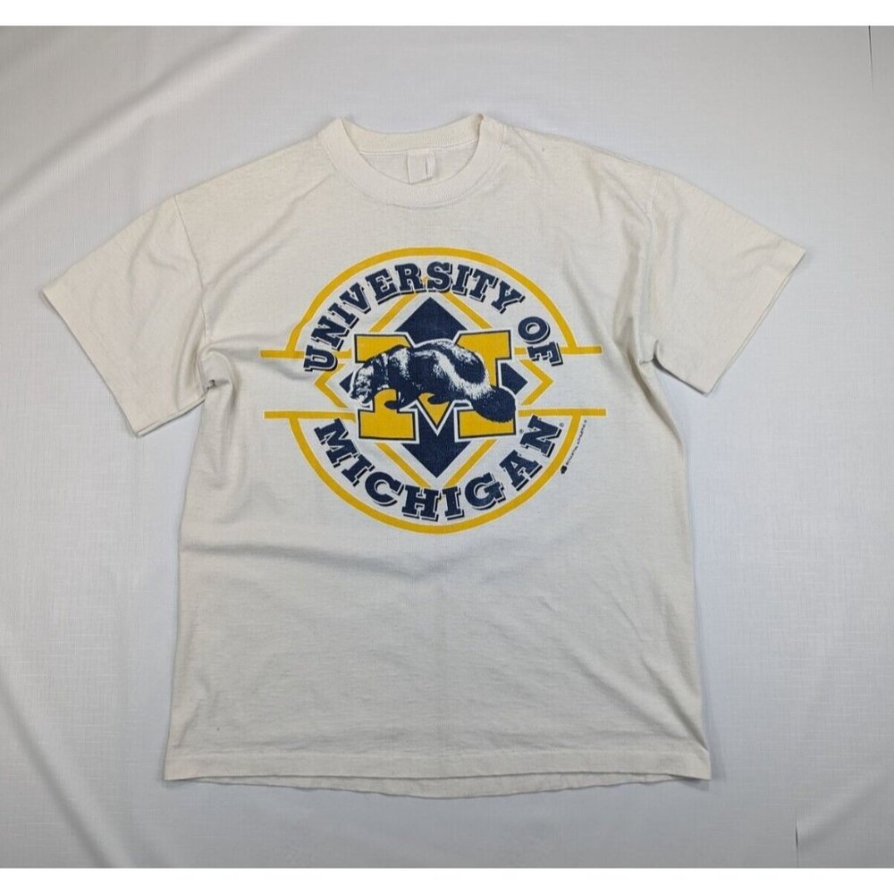 University of Michigan Short Sleeve Graphic Tee - White